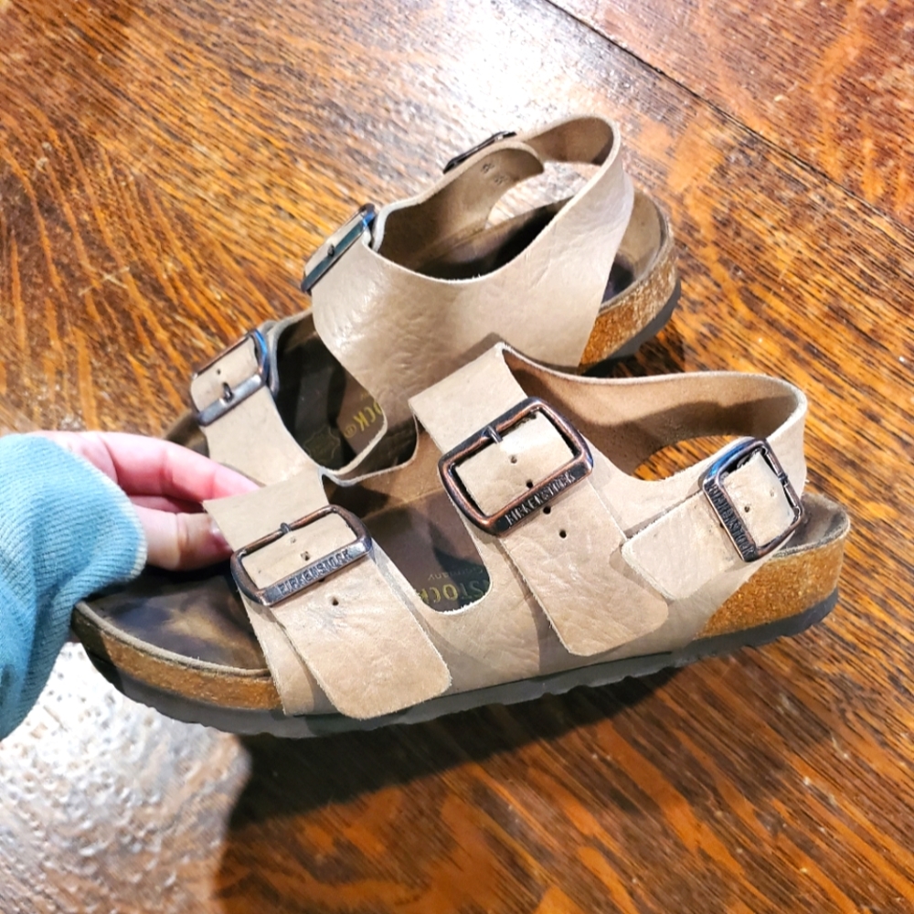 Birkenstock sandals toupe 37  7.5/8